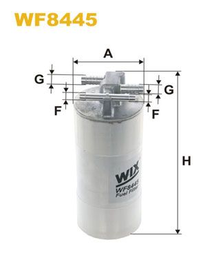 WIX FILTERS Топливный фильтр WF8445